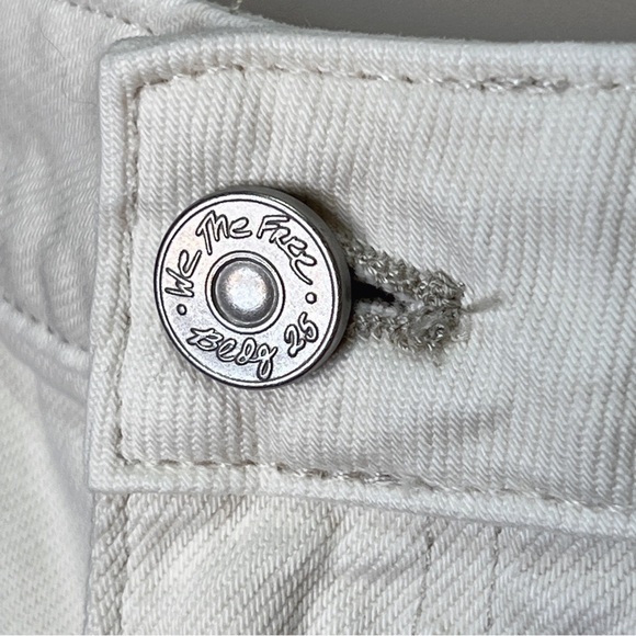 We The Free Bailey Cream Fringe High Waist Mini Skirt Womens 27 - Picture 6 of 8